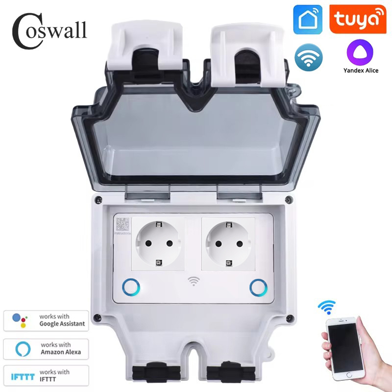 Coswall Tuya Wifi Yandex Alice - Timer Dual Outlet recensie en prijs
